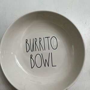 Rae Dunn White Burrito Bowl